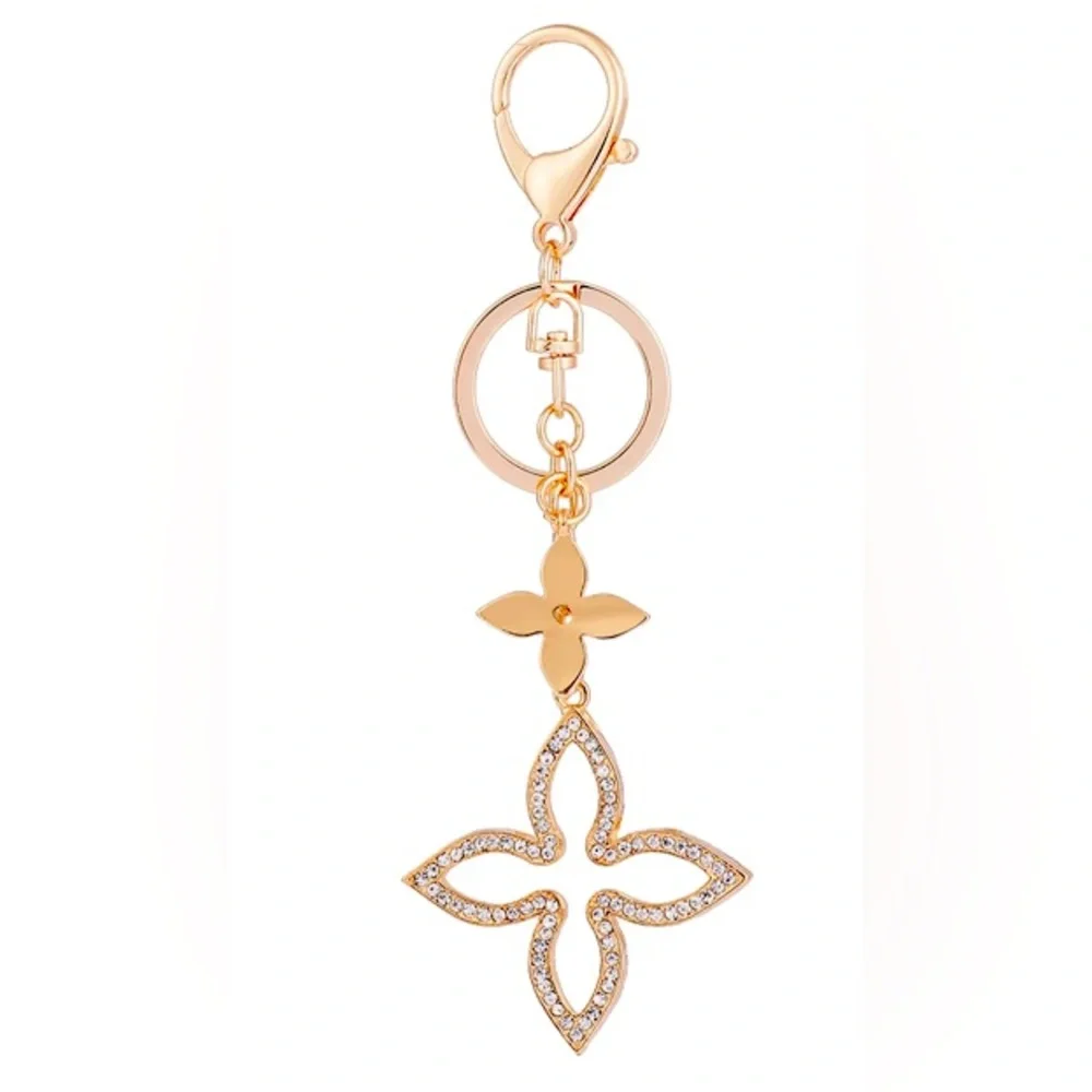 BAG CHARM/KEYCHAIN: Four Leaf Clover, NWT